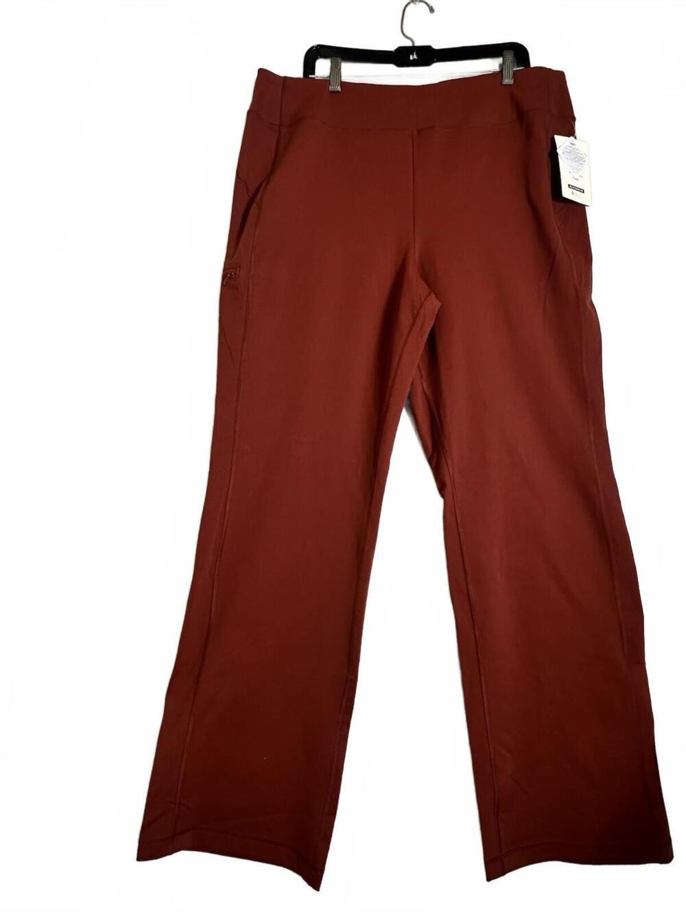 Duluth Noga Rusty Red Boot Cut Pants Active Hike Camp Tall Plus Sz xl-L33 NWT
